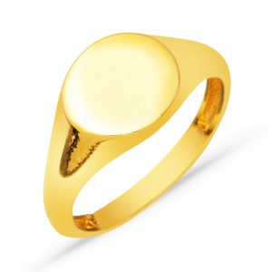 22 Karat Gold Yazı Yazılabilen Mühür Ring