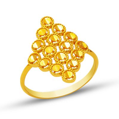 Petek 14 Carats Or Prizma Bague