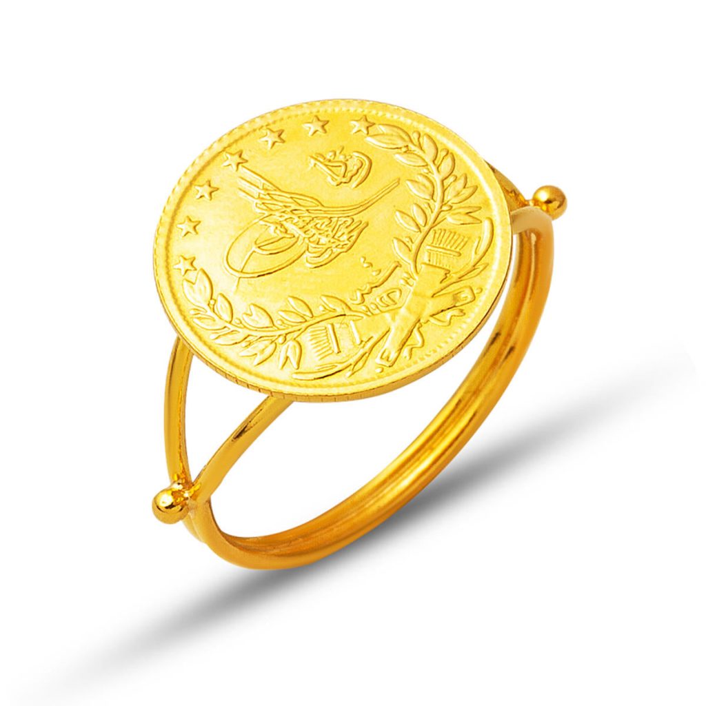 Resat Quarter Gold 22 Karat Ring