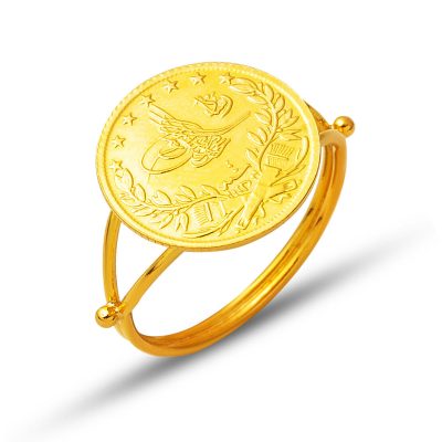 Resat Quarter Gold 22 Karat Ring