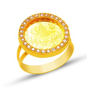 Quart Resat en Or 22 Carats Bague