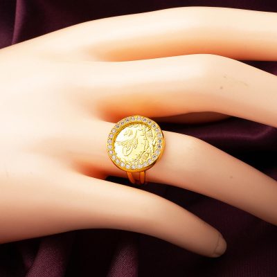 Çeyrek Reşat Altınlı 22 Ayar Yüzük - 22K - 5.08g - EZ Gold
