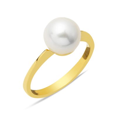 Pearly 14K Gold with Pearls Ring
