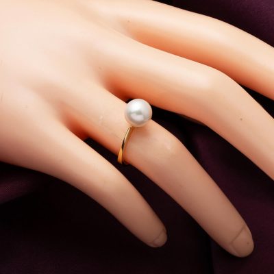 Pearly 14K Gold with Pearls Ring - 14K - 2.51g - EZ Gold