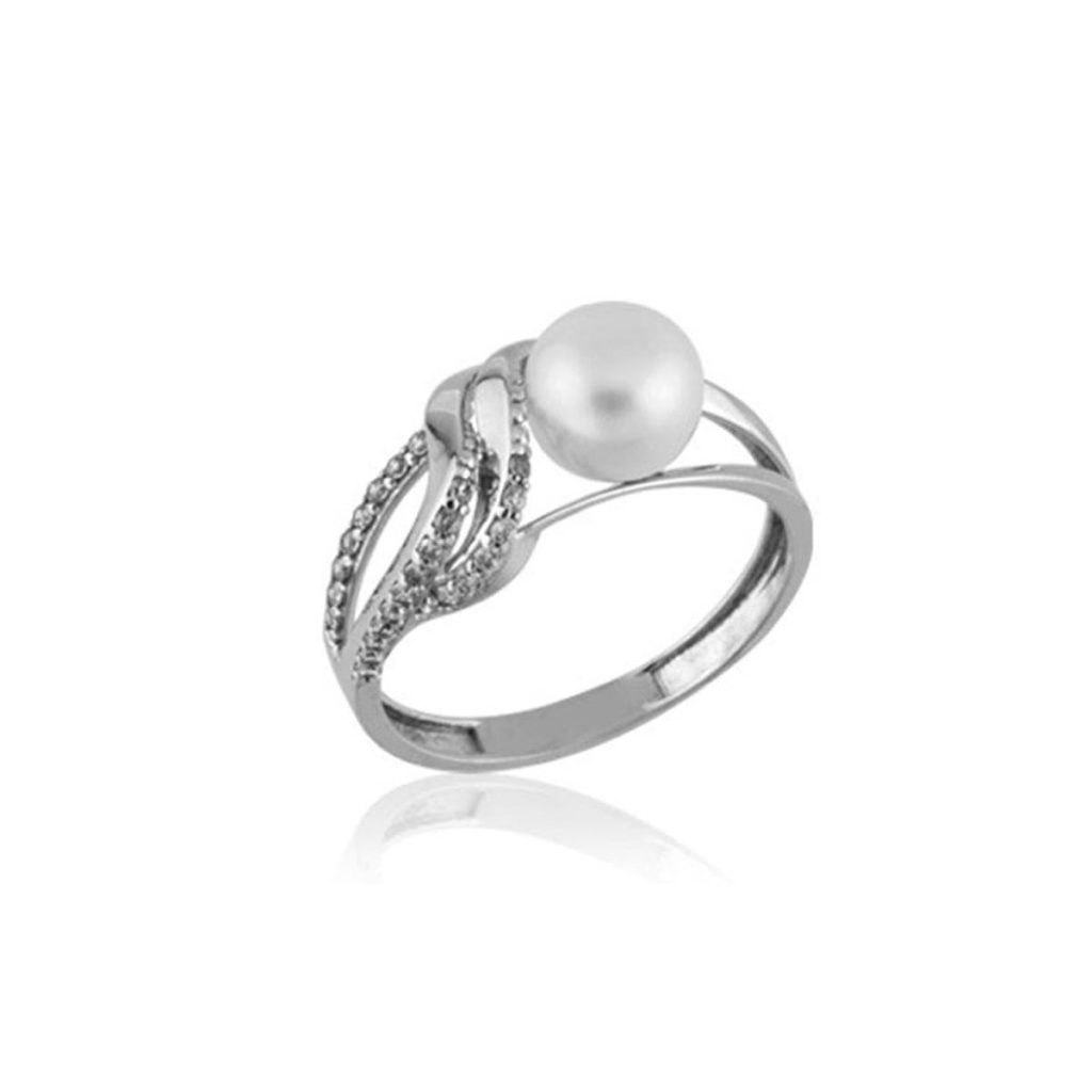 Julie 14 Karat Gold Pearl Ring