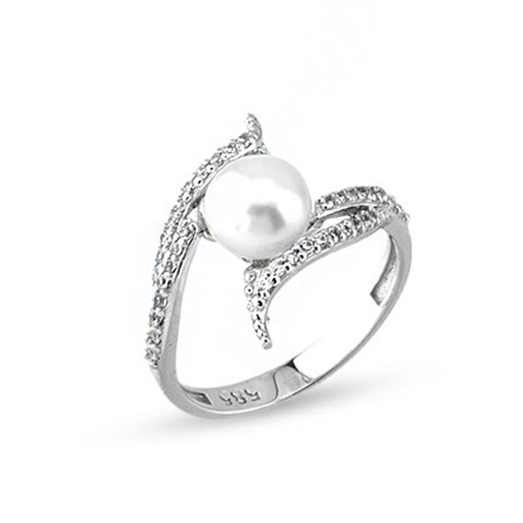 Isabella 14 Karat Gold Pearl Ring