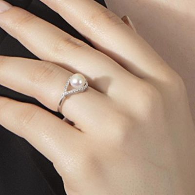 Chiara with Pearls Gold Ring - 14K - 2.85g - EZ Gold