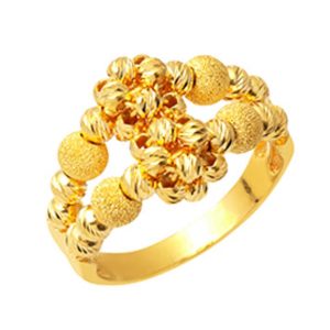 Or Buket 22 Carats Boules Bague