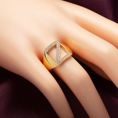 Z Harfi 14 Ayar Altın Yüzük - 14K - 3.68g - EZ Gold