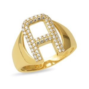 A Lettrei 14 Carats Or Bague