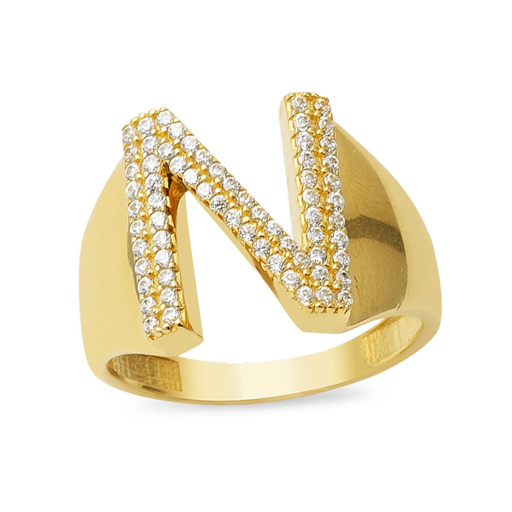 N Letteri 14 Karat Gold Ring