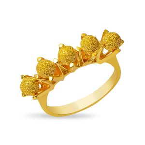 Kumlu Toplar 22 Karat Gold Ring