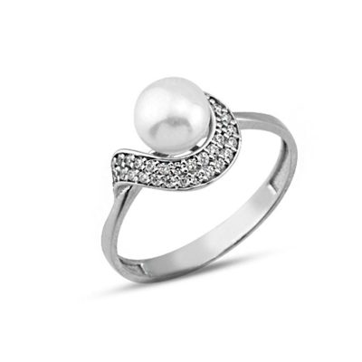 Verona with Pearls White Gold Ring