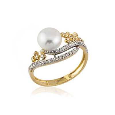 Tua with Pearls Gold Ring