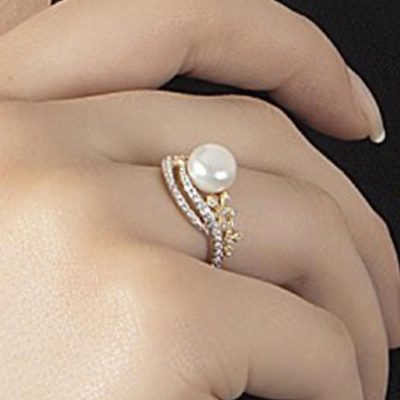 Tua with Pearls Gold Ring - 14K - 2.85g - EZ Gold