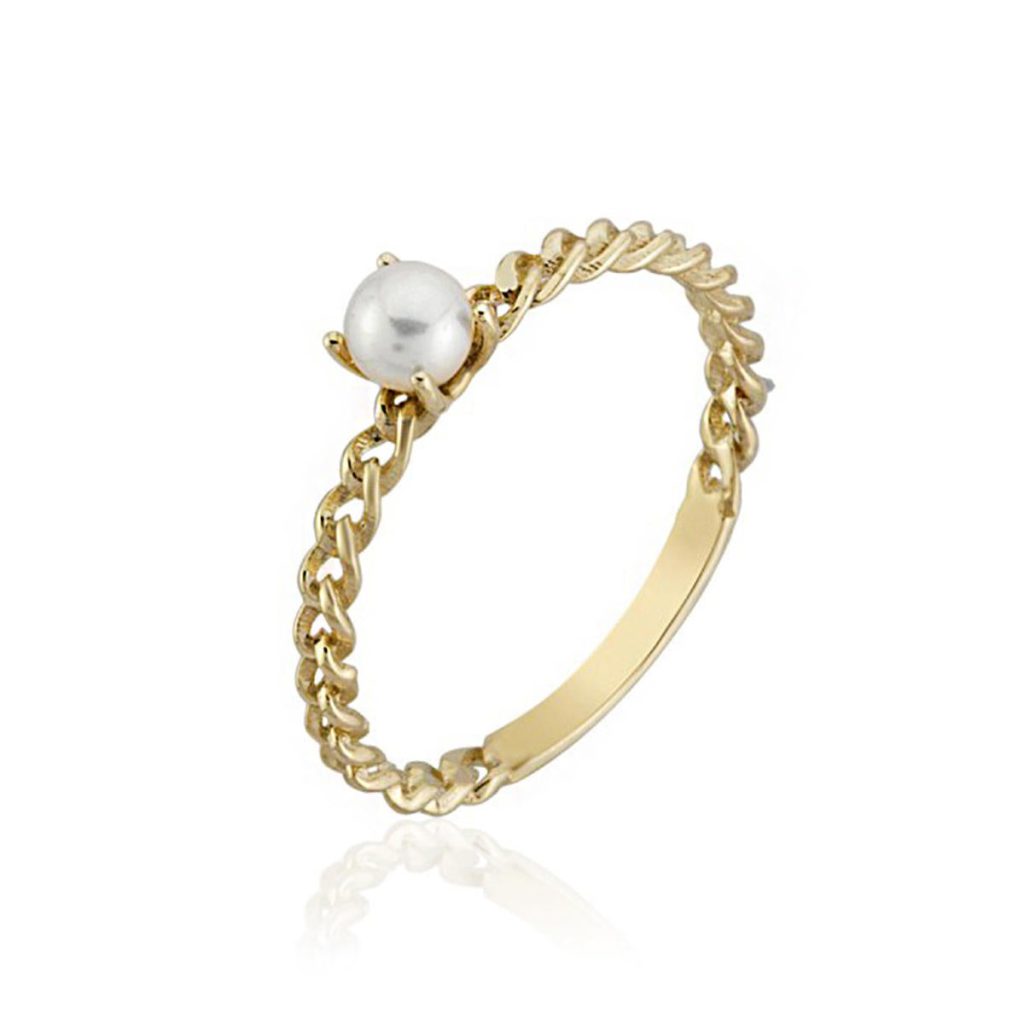 Toulon de Perles Or Bague