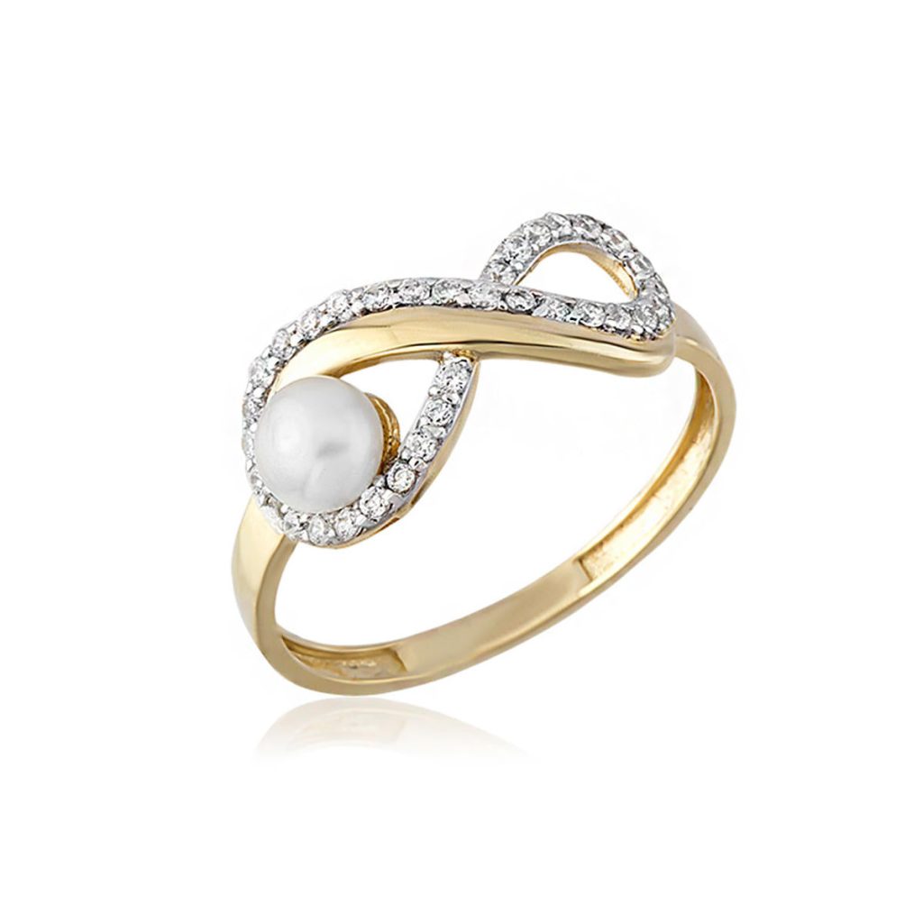 Infini de Perles Or Bague