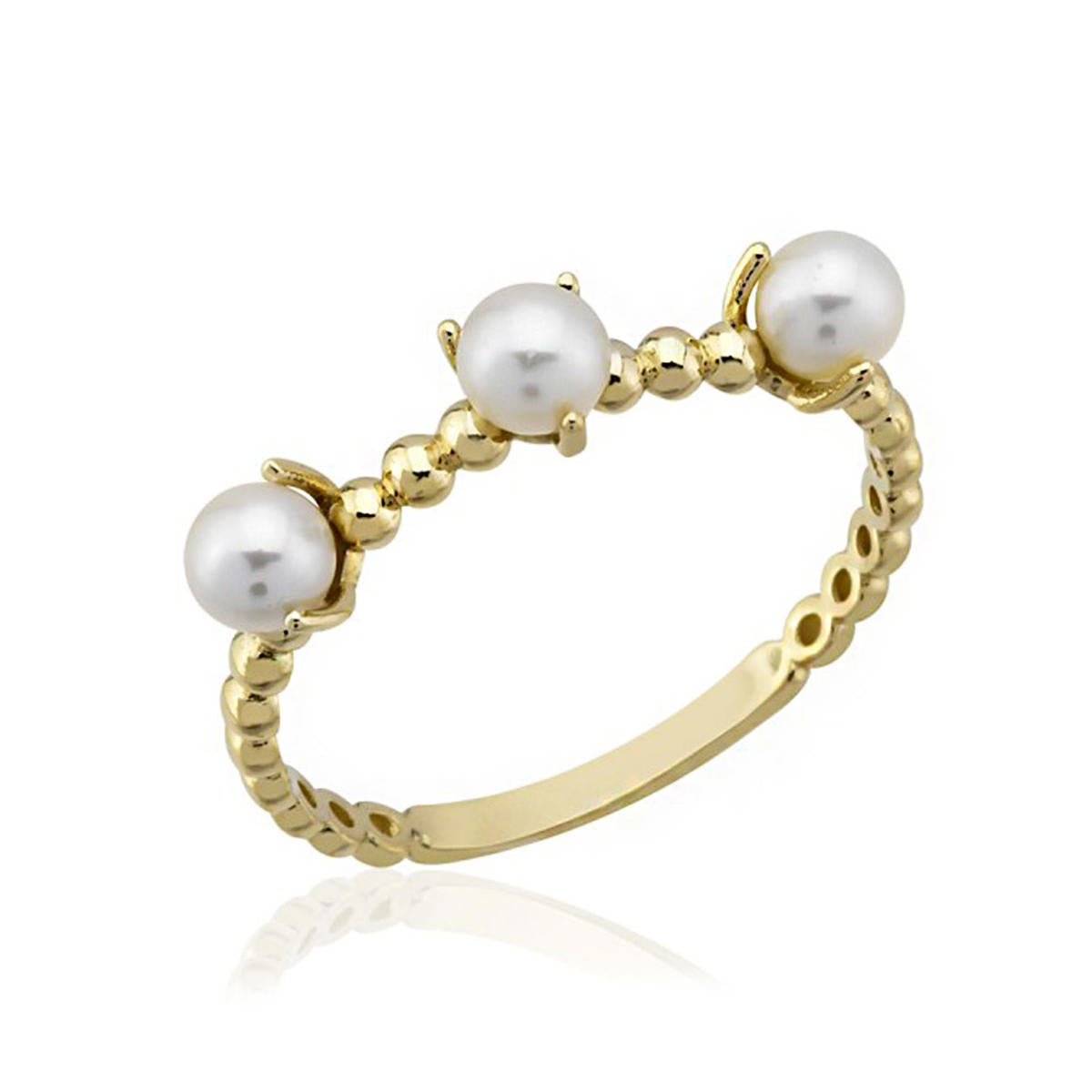Giona Pearl Gold Ring
