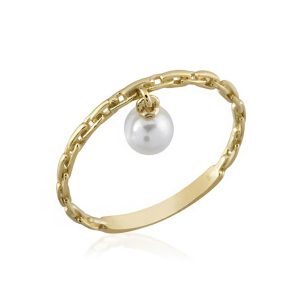 Ginata Sarkaç de Perles Or Bague