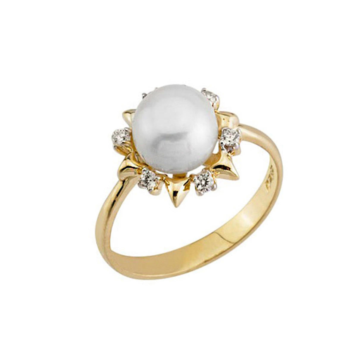 Formia de Perles Or Bague