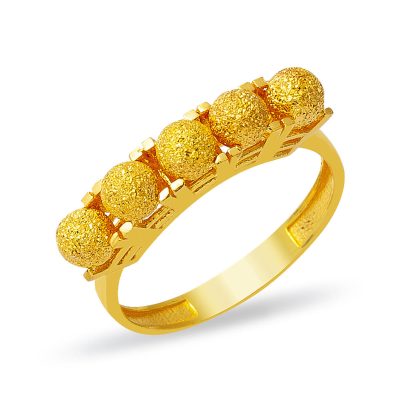 Kumlu Toplar 22 Carats Or Bague