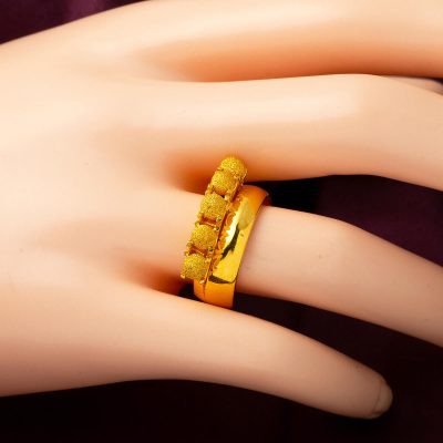 Beş Beaded Alyans 22K Gold Ring - 22K - 5.39g - EZ Gold