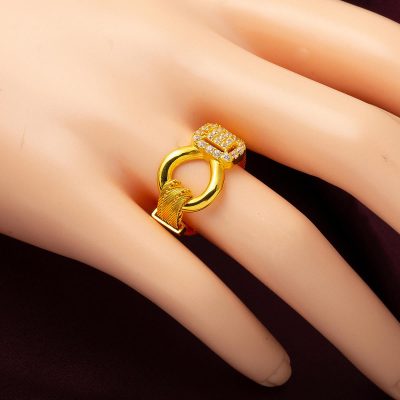 Sonsuzluk Maille Trabzon Or Bague - 14K - 3.5g - EZ Gold