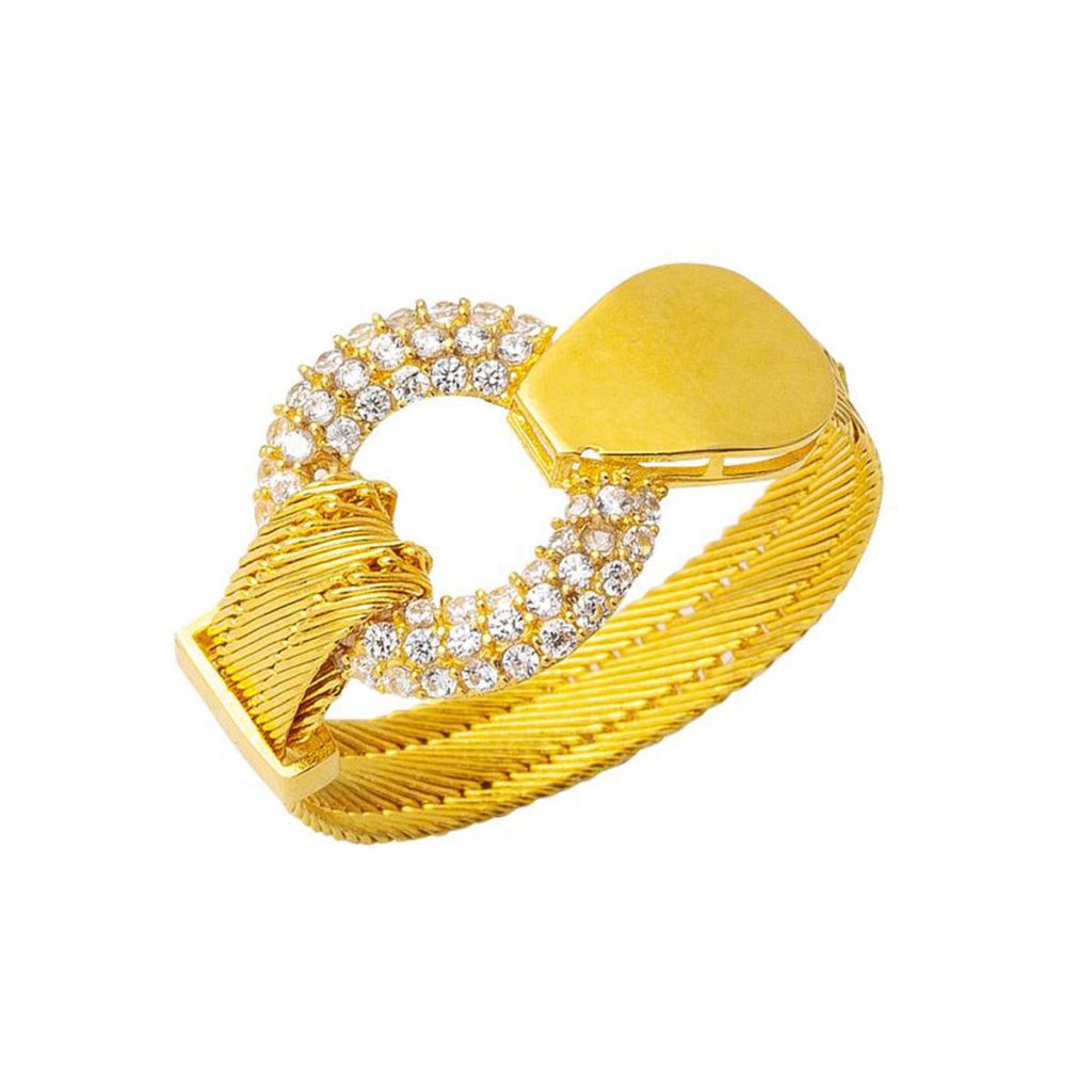 Suna Trabzon Mesh 14 Karat Gold Ring