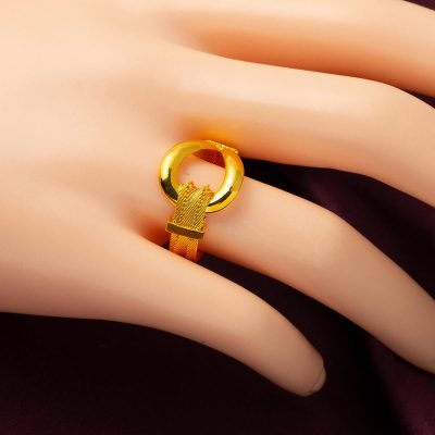 Duru Maille Trabzon sans Pierre Or Bague - 14K - 3.4g - EZ Gold