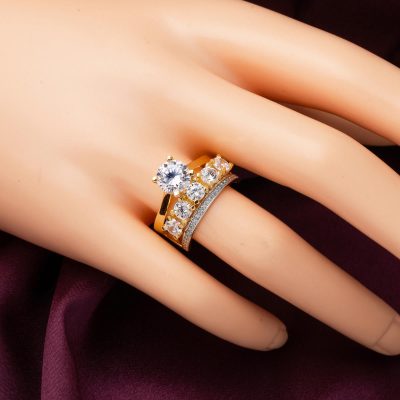 Tektaşlı Beştaş 14 Ayar Altın Yüzük - 14K - 5g - EZ Gold