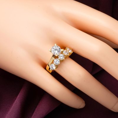 Tektaşlı Beştaş 14 Ayar Altın Yüzük - 14K - 4.33g - EZ Gold