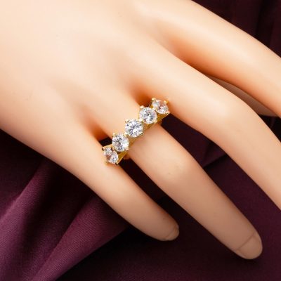 Venüs 14 Ayar Altın Beştaş Yüzük - 14K - 4.7g - EZ Gold