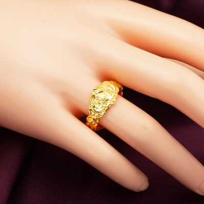 Adana Torsadé 22 Carats Or Bague - 22K - 7.5g - EZ Gold