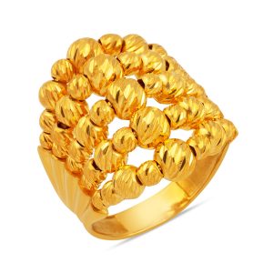 Boules 22 Carats Kaburga Or Bague