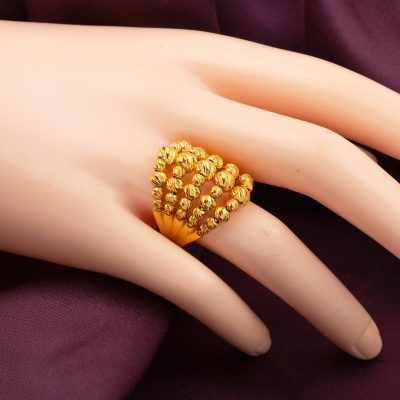 Top Top 22 Ayar Kaburga Altın Yüzük - 22K - 10.14g - EZ Gold