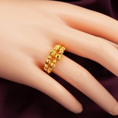 Çiftli Kaburga 22 Ayar Altın Yüzük - 22K - 3.8g - EZ Gold