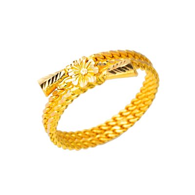 Pervane 22K Twisted Gold Ring