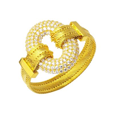 Créole Maille Trabzon 22 Carats Or Bague