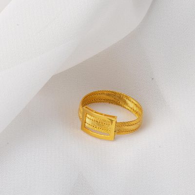 Classique Toka Maille Trabzon Or Bague - 14K - 2.1g - EZ Gold