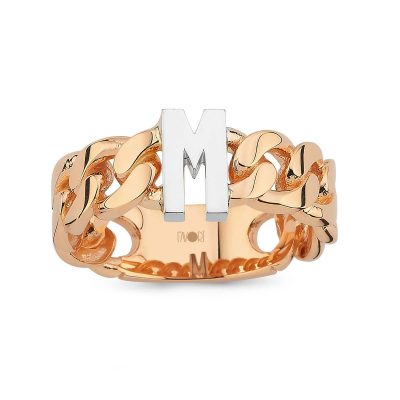 Harf Rose Altın Yüzük (Bütün Harfler Üretilir) - 14K - 4.8g - EZ Gold