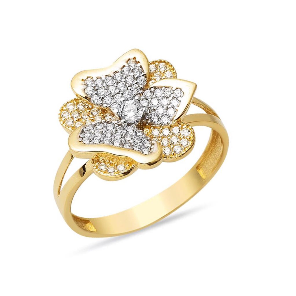 Butterfly 14 Karat Gold Ring