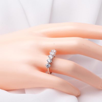 Beştaş 14 Ayar Beyaz Altın Yüzük - 14K - 3.18g - EZ Gold