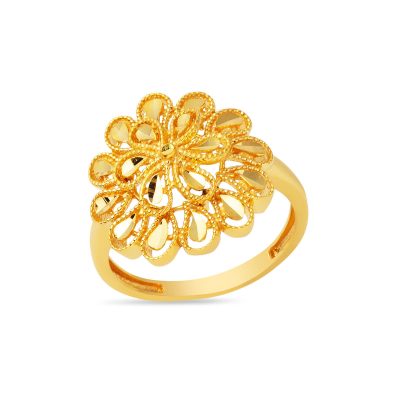 Leaves 22 Carats Or Bague