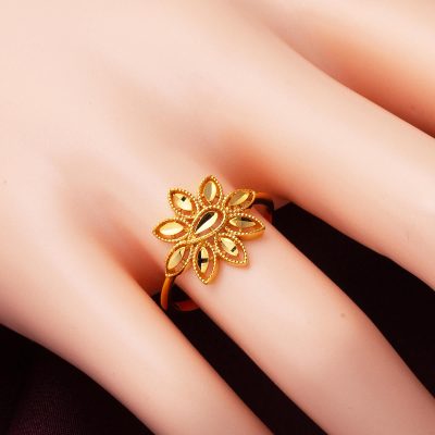 Papatya 22 Ayar Altın Yüzük - 22K - 2.6g - EZ Gold