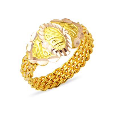 Erzurum Twisted 14K Gold Ring