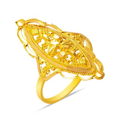Hint Motifli sans Pierre 22 Carats Or Bague