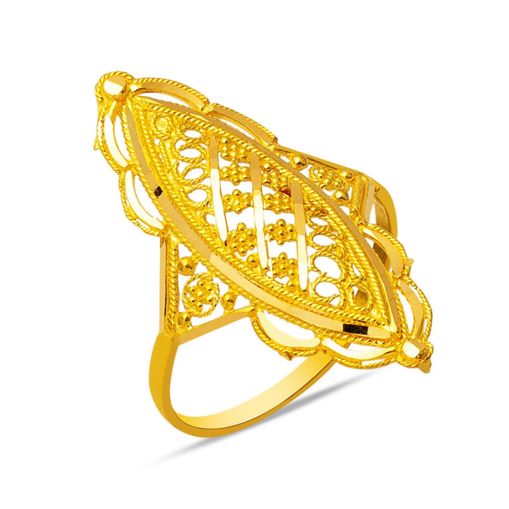 Hint Plain 22 Karat Gold Ring
