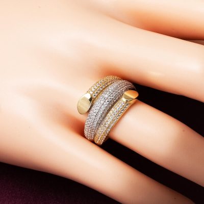 Tria 14 Ayar Altın Yüzük - 14K - 4g - EZ Gold