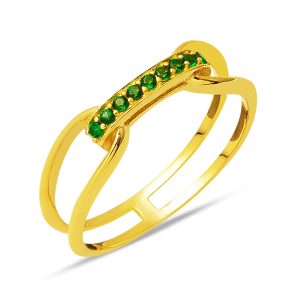 Minimaliste Design 14 Carats Or Bague