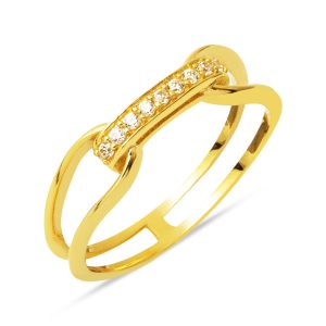 14 Carats Minimaliste Design Or Bague
